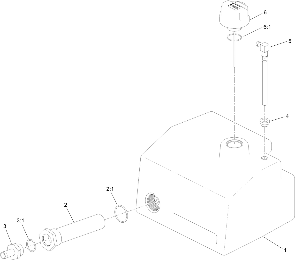 Hydraulic Tank Assembly No. 147-8219