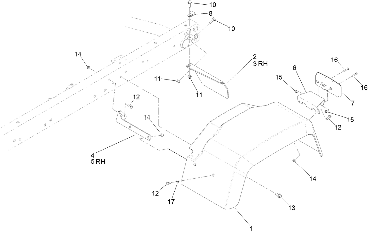 Tail Light and Fender Assembly