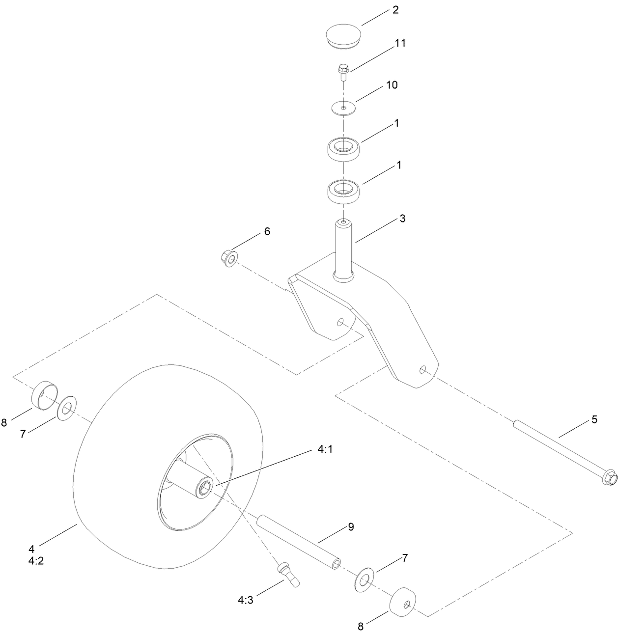 Caster Wheel Assembly