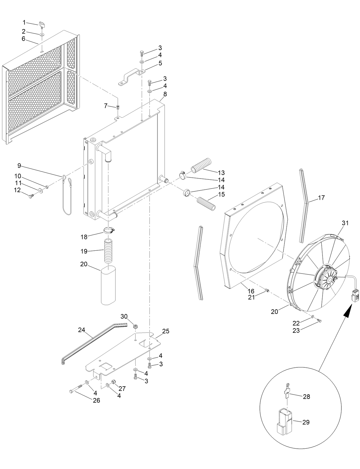 Cooling Water System Assembly