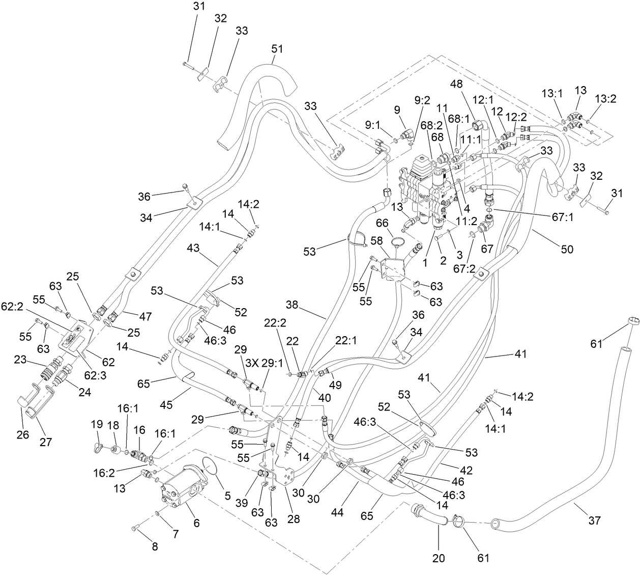 Principal Hydraulics Assembly