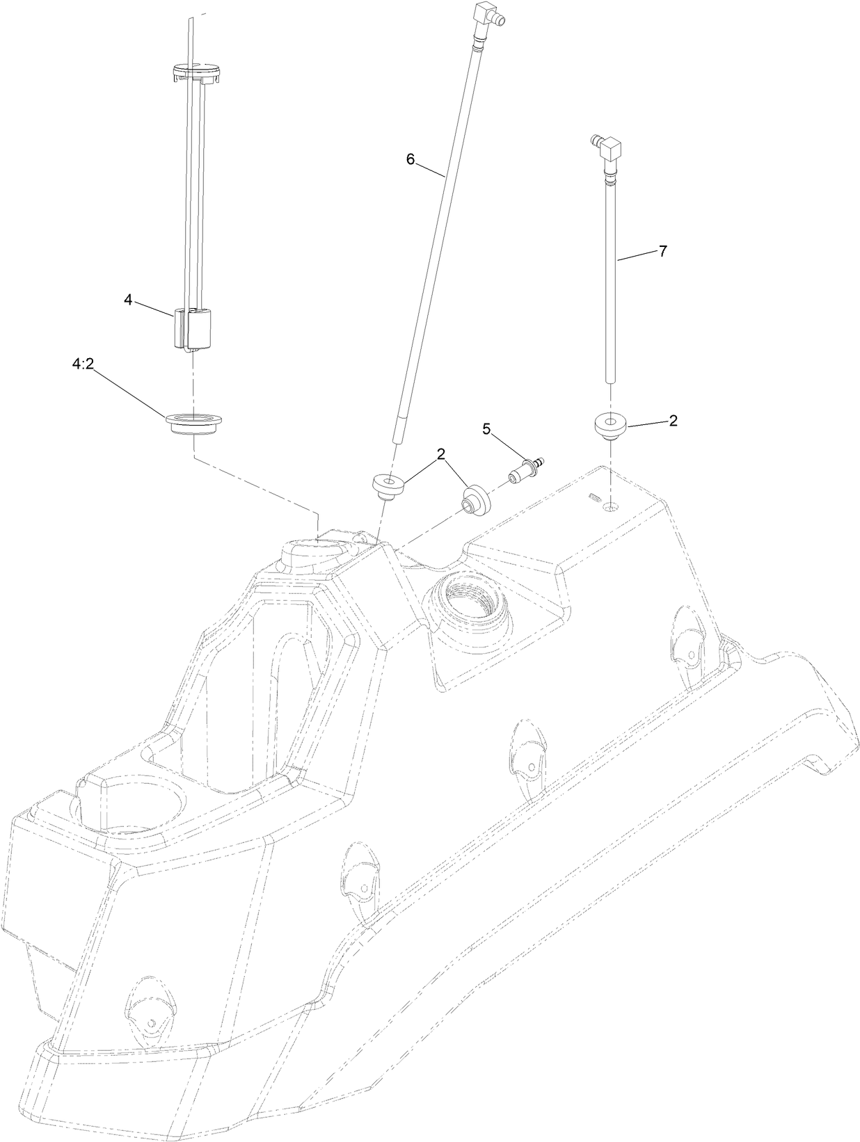 LH Fuel Tank Assembly No. 146-1835