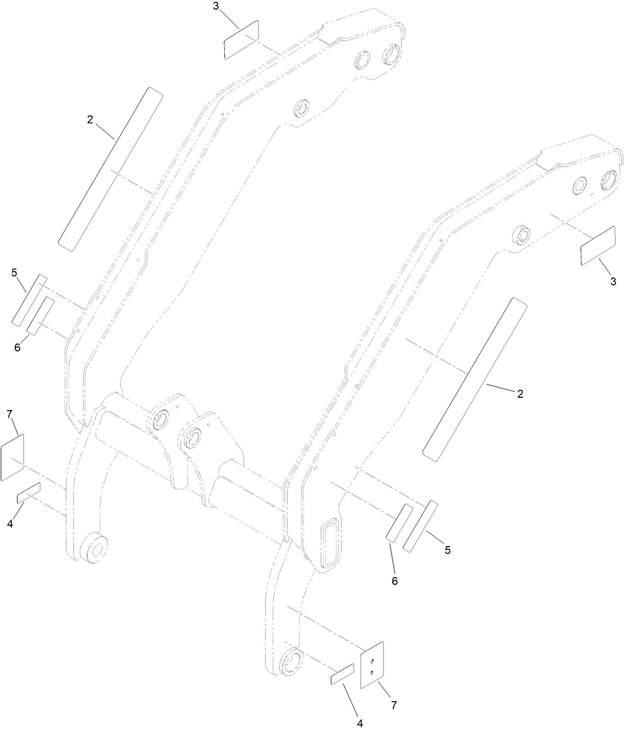 Loader Arm Assembly No. 145-4307
