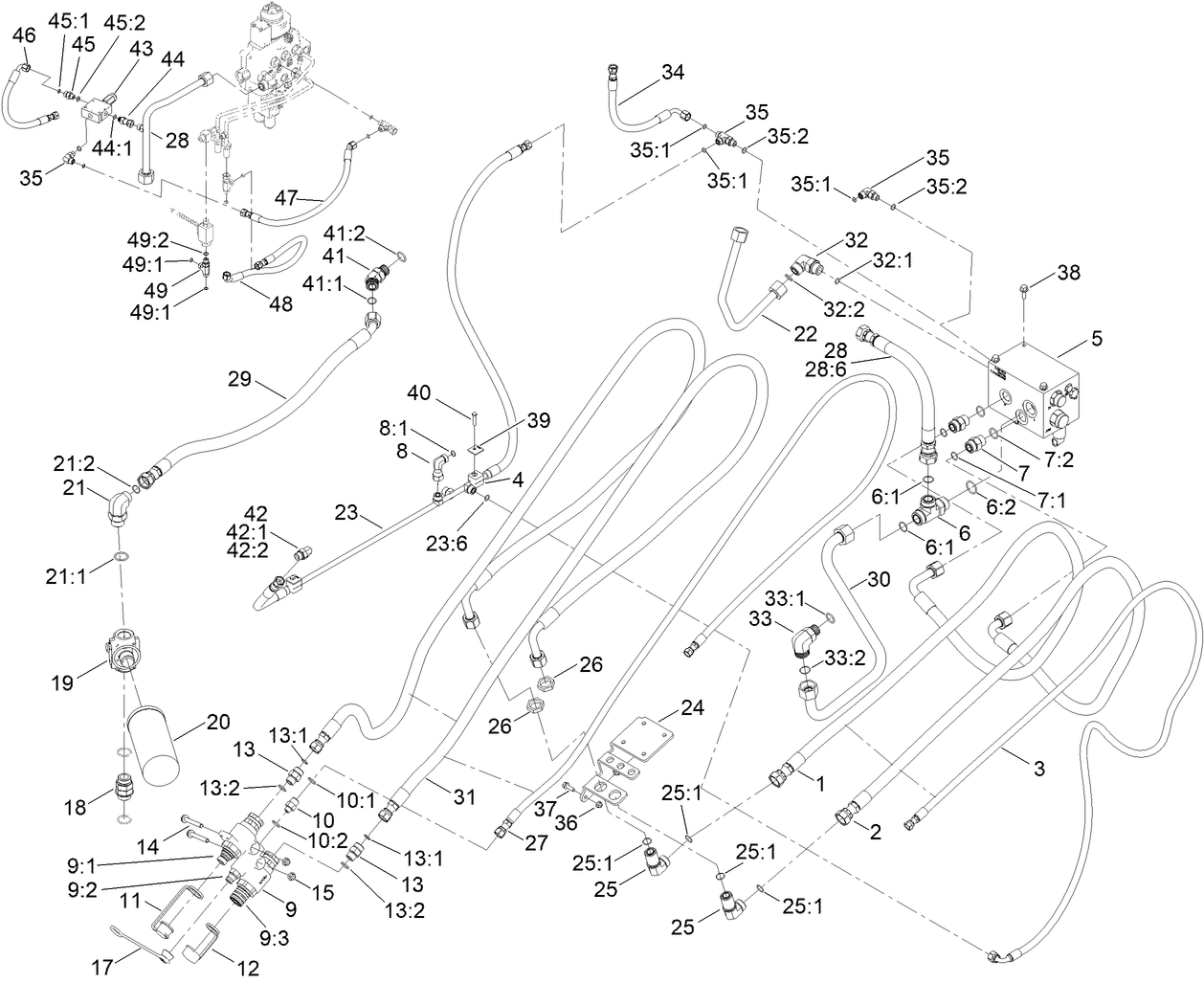 Auxiliary Hydraulic Assembly