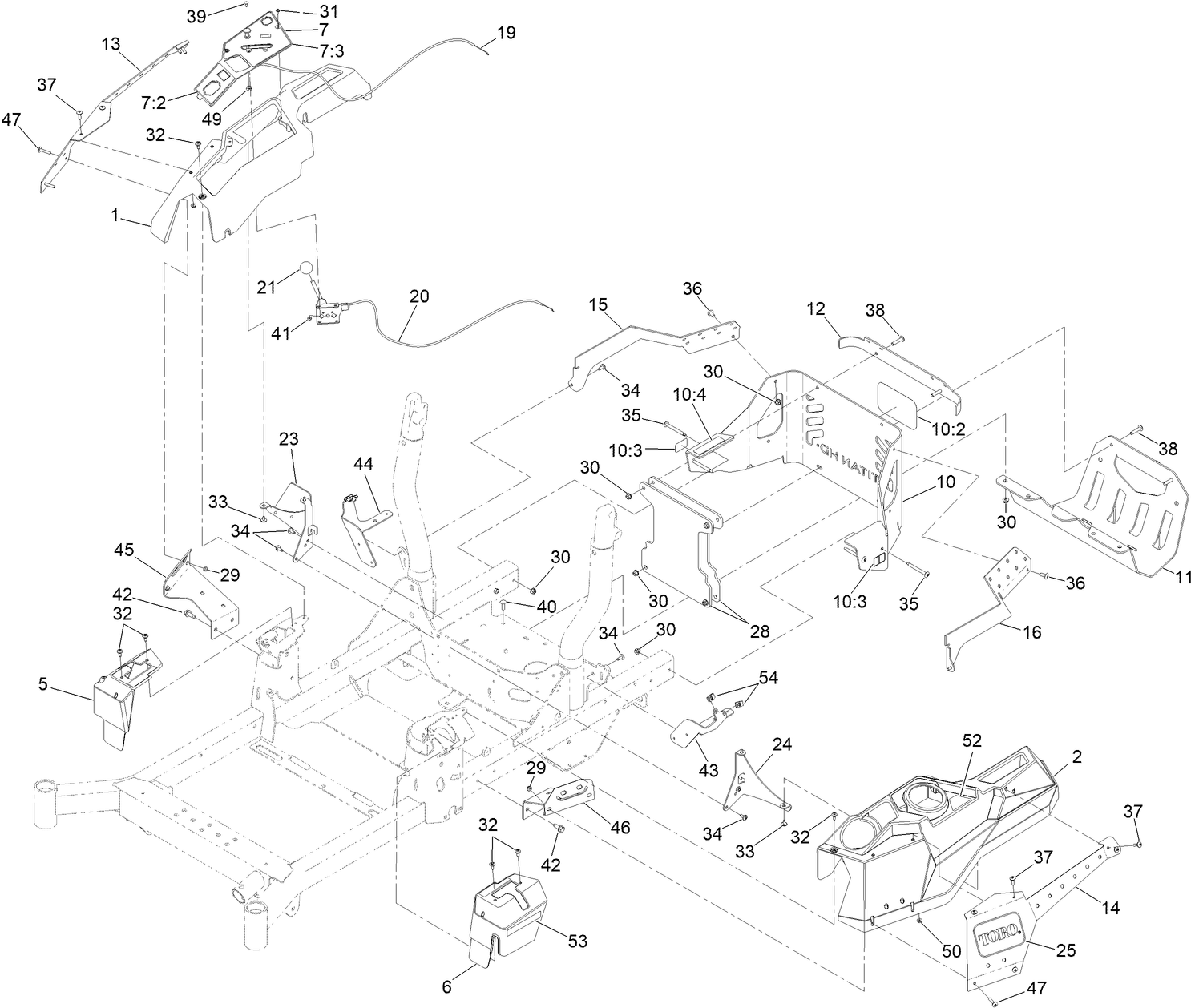 Control Console and Guard Assembly