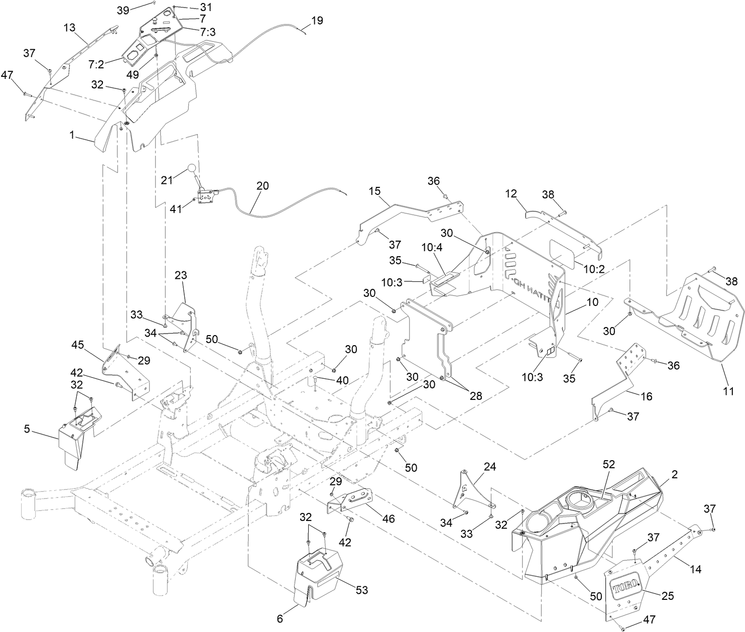Control Console and Guard Assembly