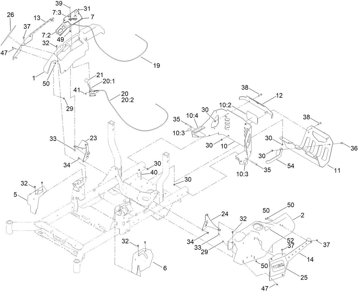 Console and Guard Assembly