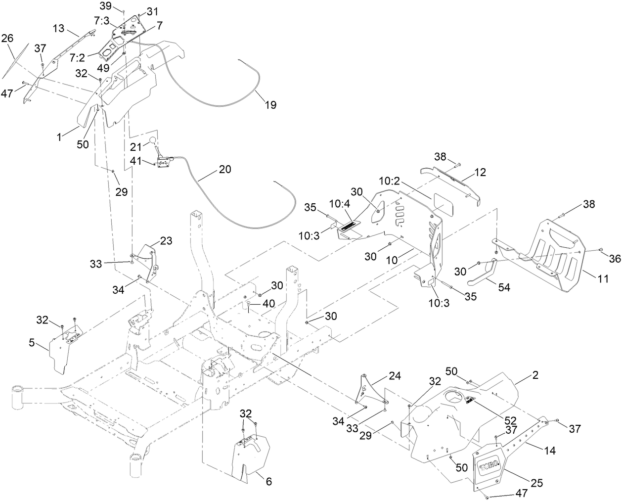 Console and Guard Assembly