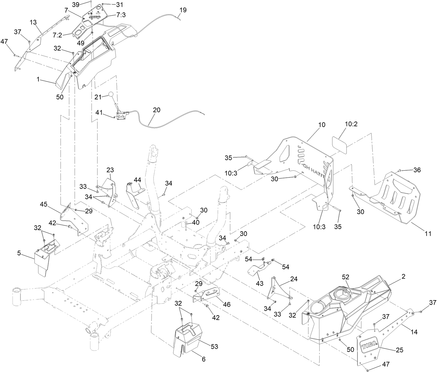 Control Console and Guard Assembly