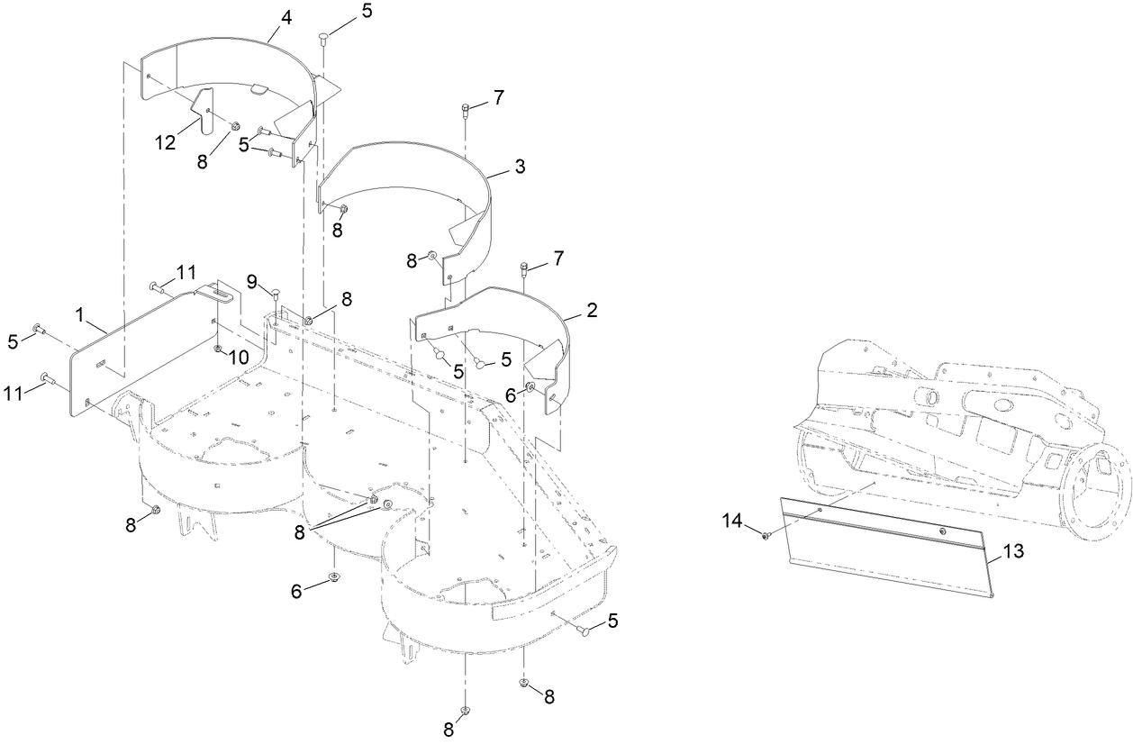 48 Inch Recycler Kit Assembly No. 147-0315