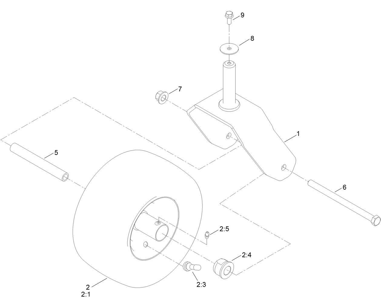 Caster Wheel Assembly