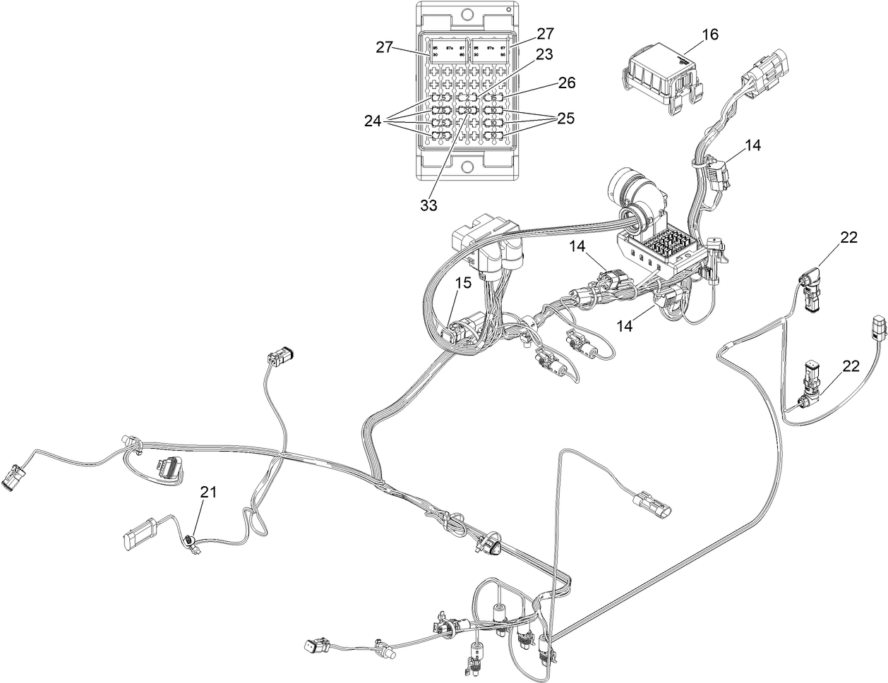 Wire Harness Assembly No. 122-2912