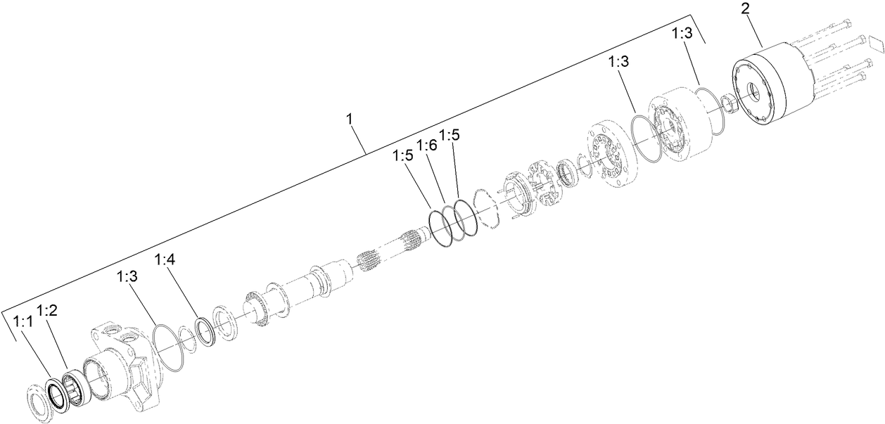 Hydraulic Motor Assembly No. 139-6039