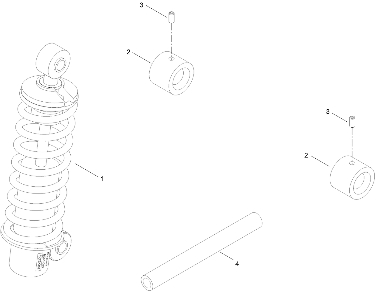 Heavy Duty Spring Kit  Assembly No. 161-4525