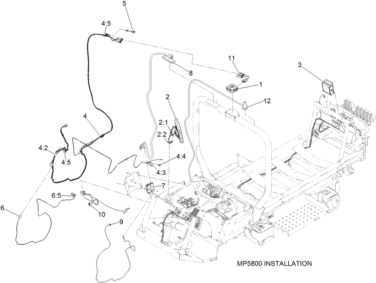 Multi Pro 5800 Precision Spray System Assembly