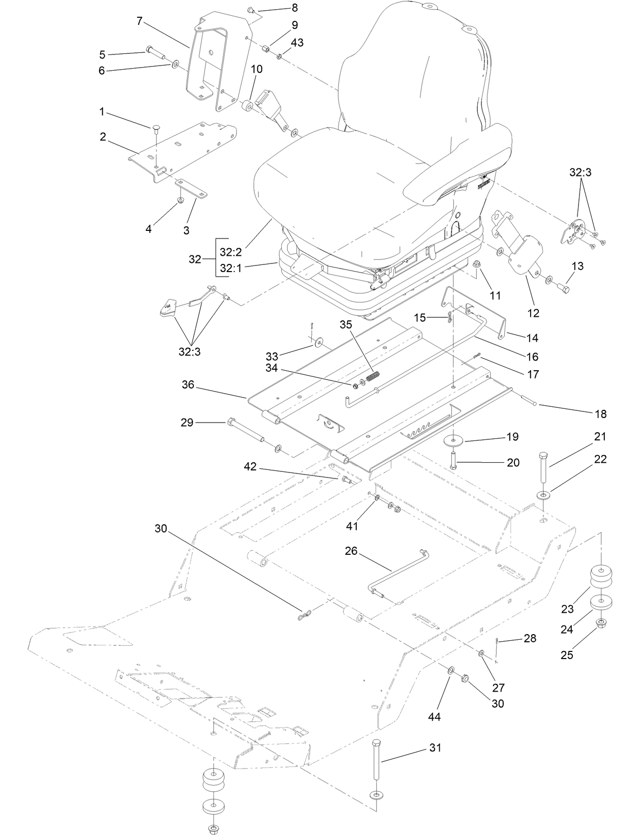 Seat Base and Seat Assembly