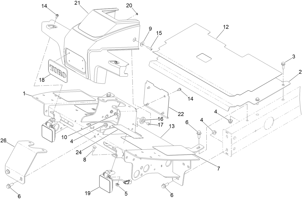 Platform and Shroud Assembly