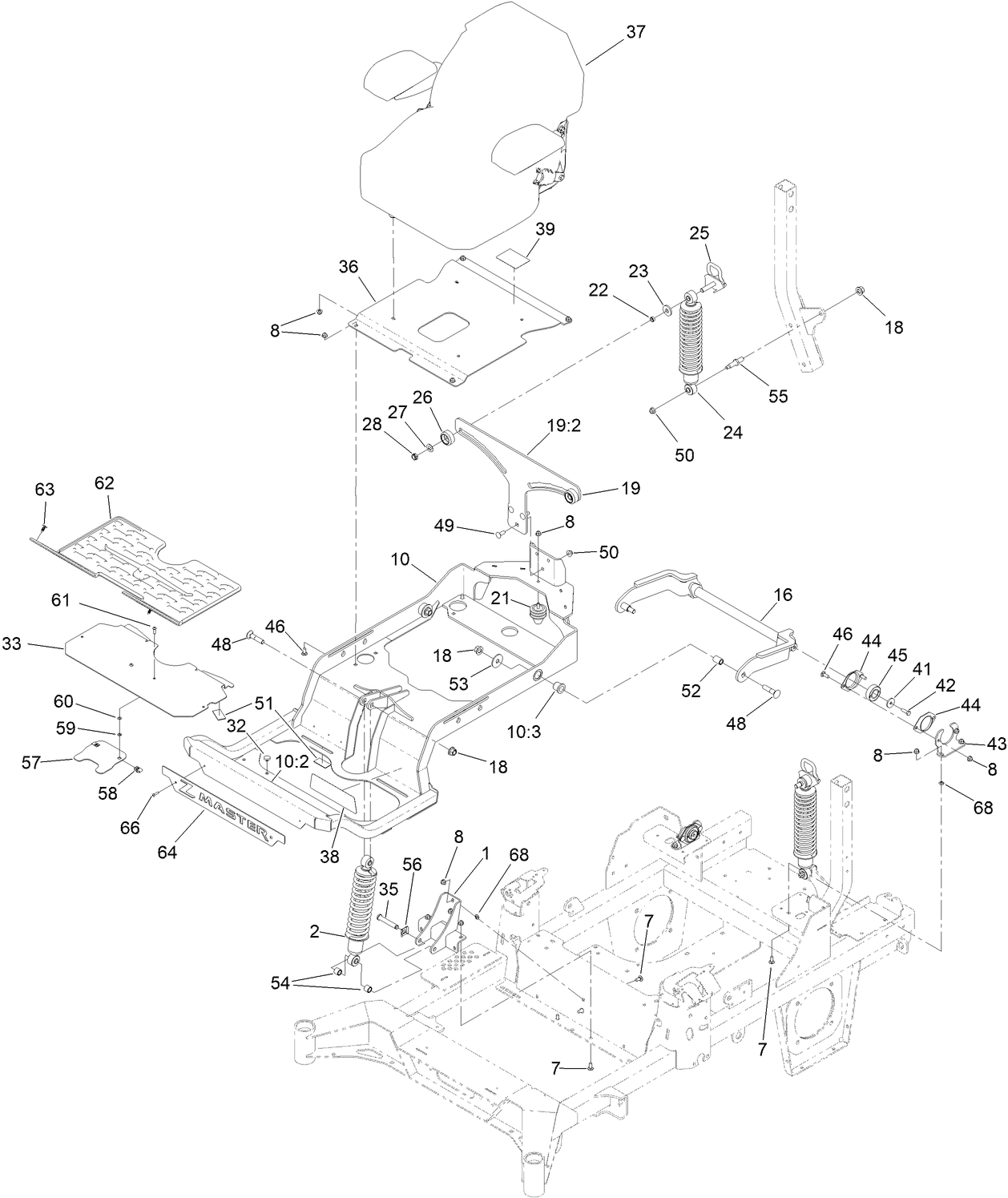 Seat Suspension Platform Assembly