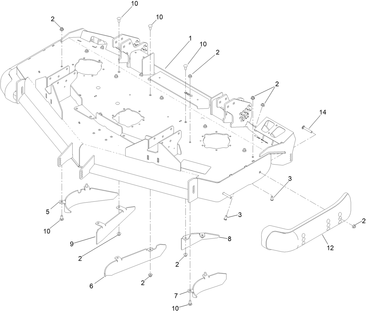 Deck and Baffle Assembly