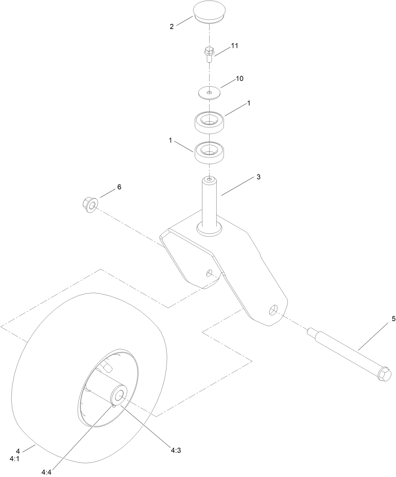 Caster Wheel Assembly