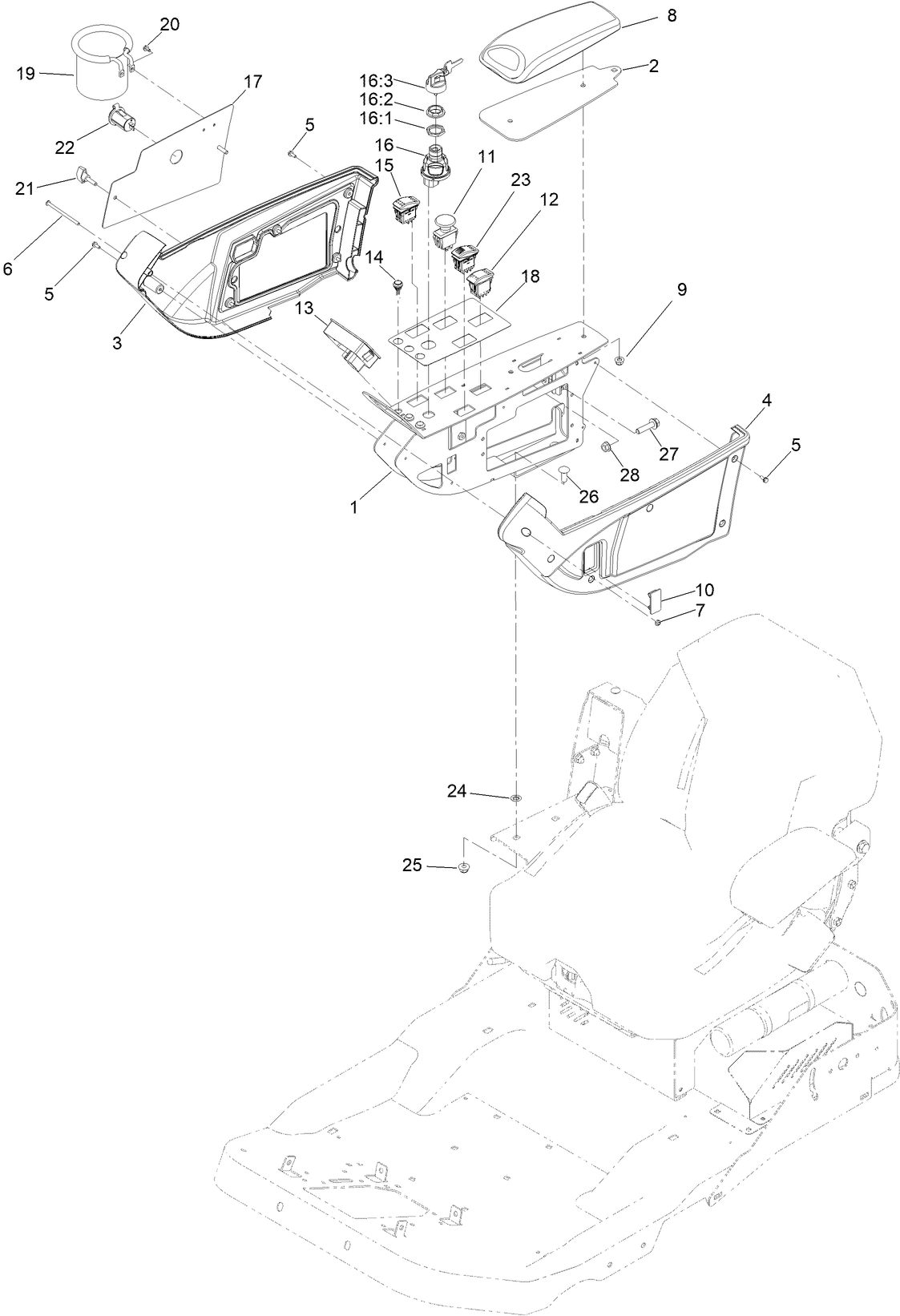 Control Console Assembly