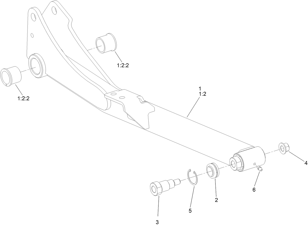 RH Lift Arm Assembly No. 144-3942