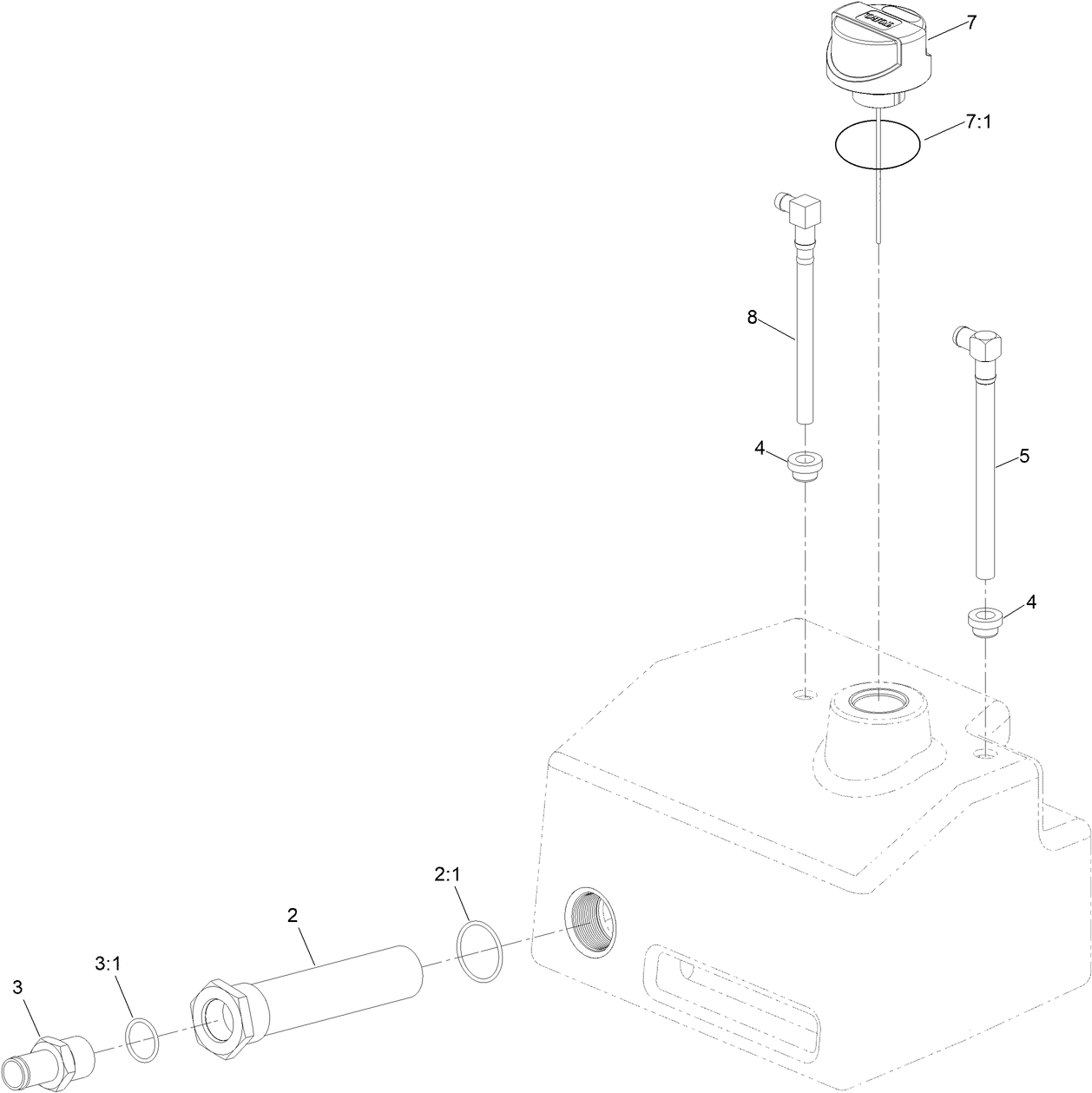 Hydraulic Tank Assembly N0. 145-1053