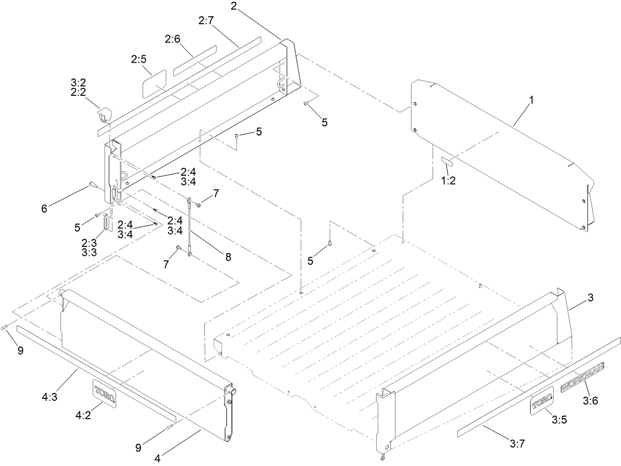 Steel Cargo Bed Solid Sides Kit Assembly