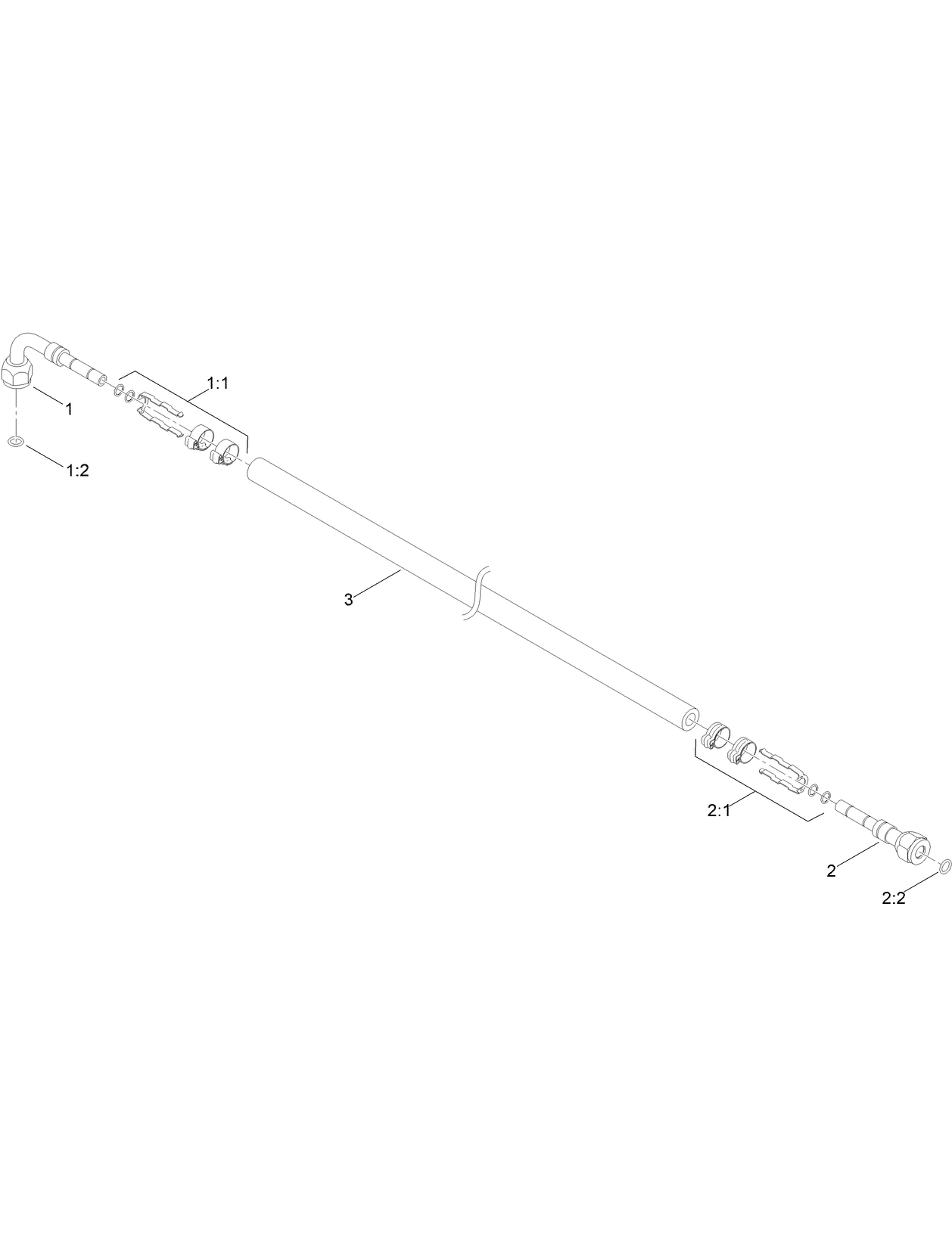 Condenser Hose Assembly No. 138-3803
