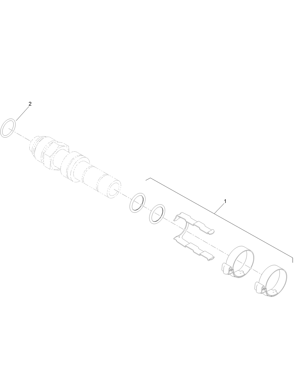 Straight Male Fitting Assembly No. 130-5944