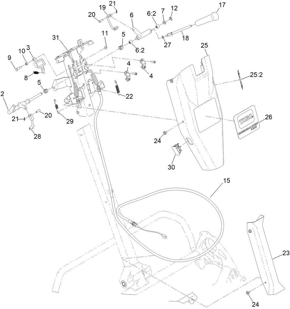 Reel Controls and Covers Assembly