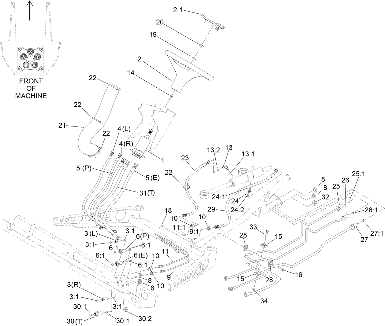 Steering Hydraulic Assembly