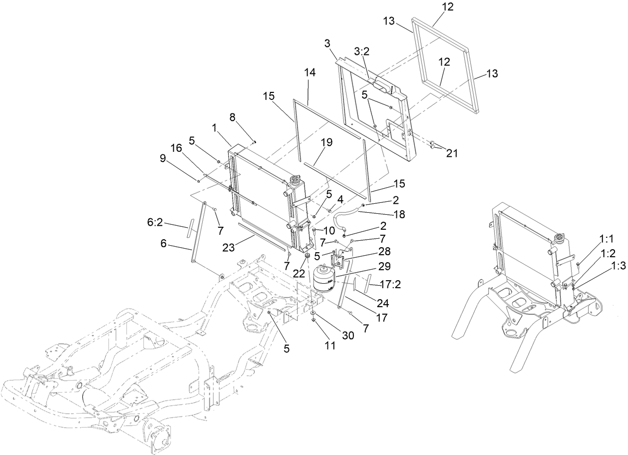 Radiator/Oil Cooler Assembly