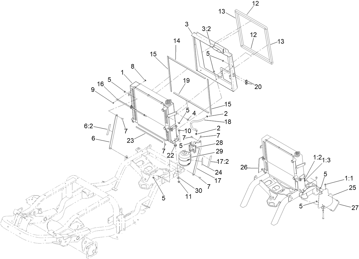 Radiator/Oil Cooler Assembly