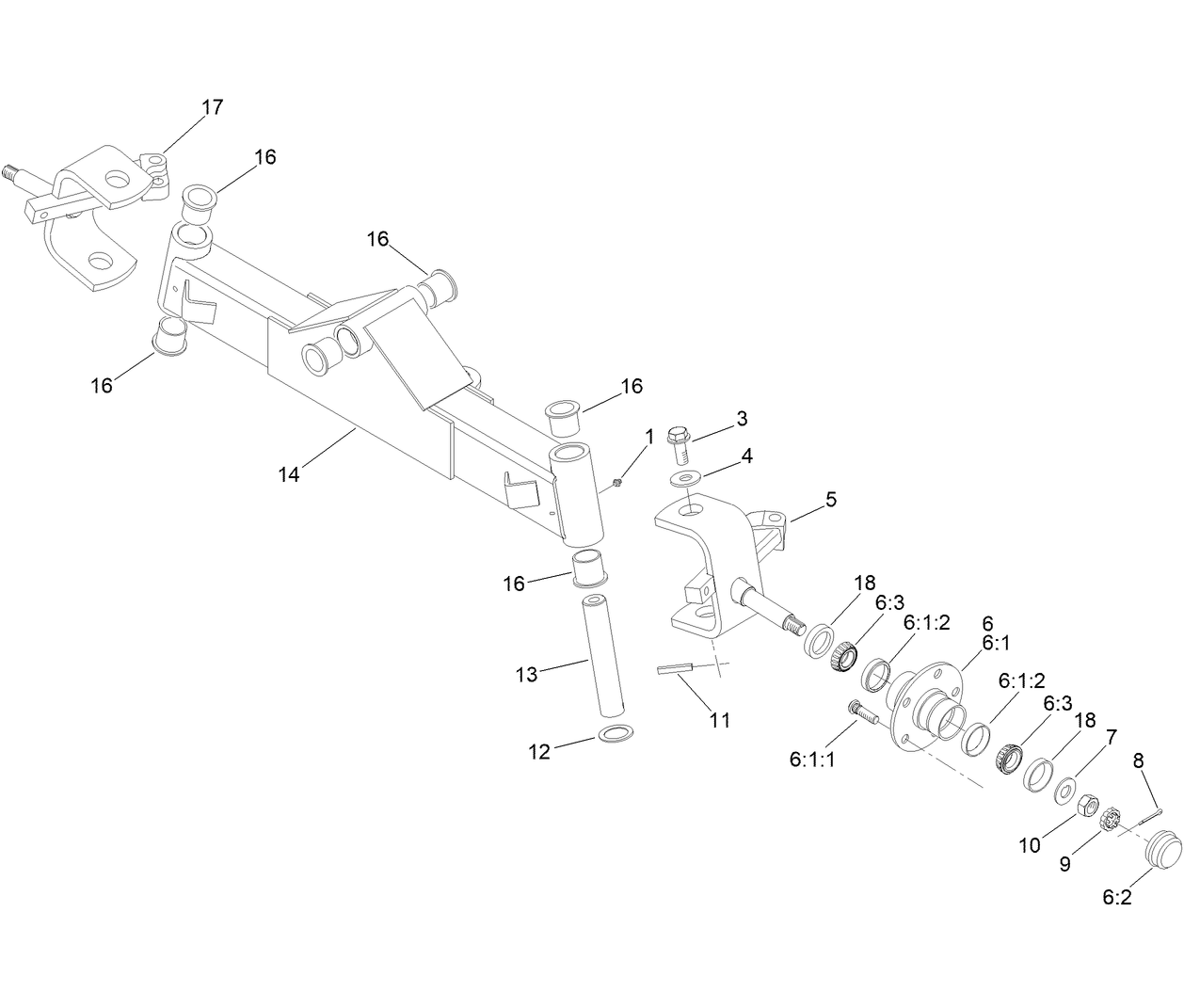 Axle Assembly (only on: 30301TC)