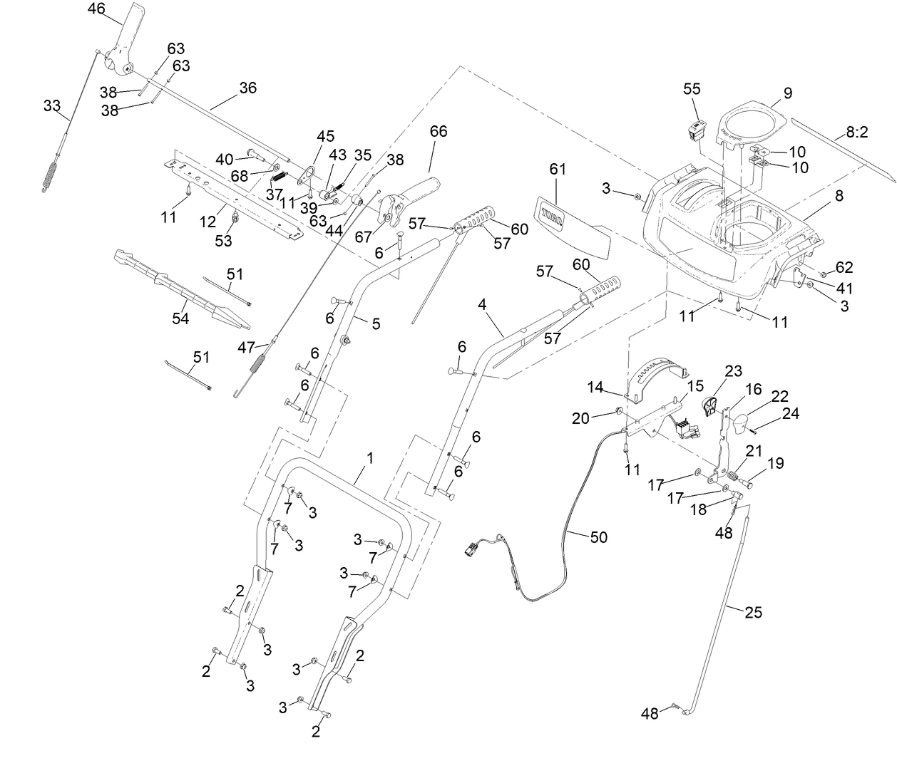Handle and Control Assembly