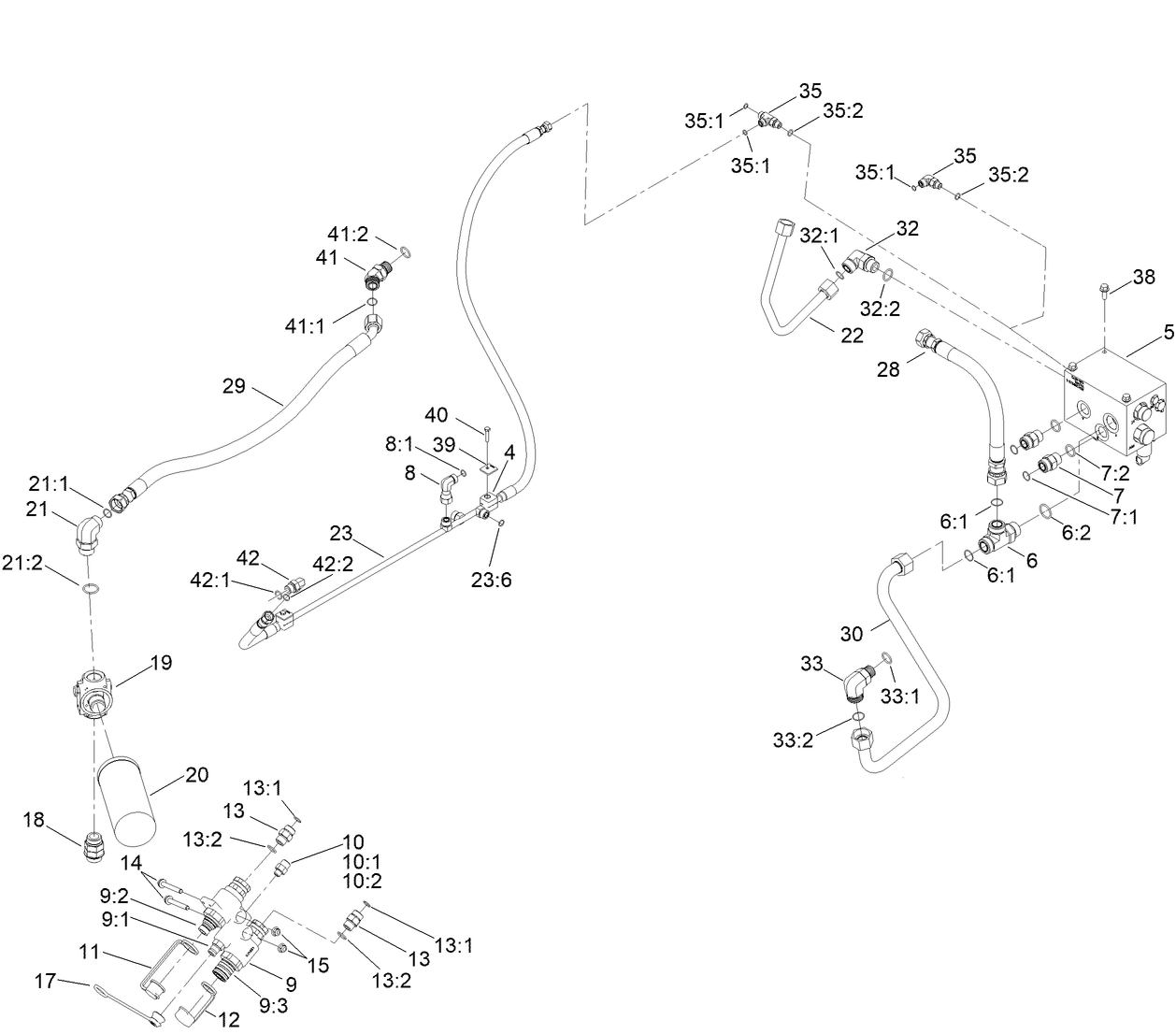 Auxiliary Hydraulic Assembly