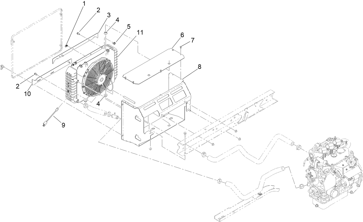 Radiator Kit Assembly No. 147-8199