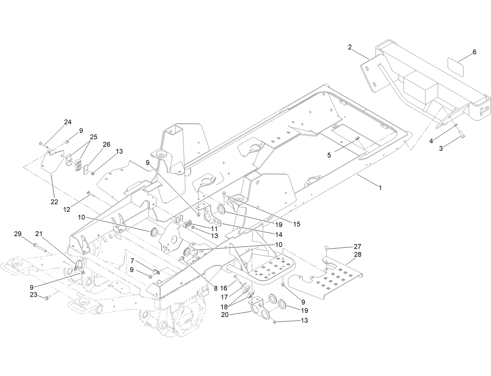 Frame and Bumper Assembly