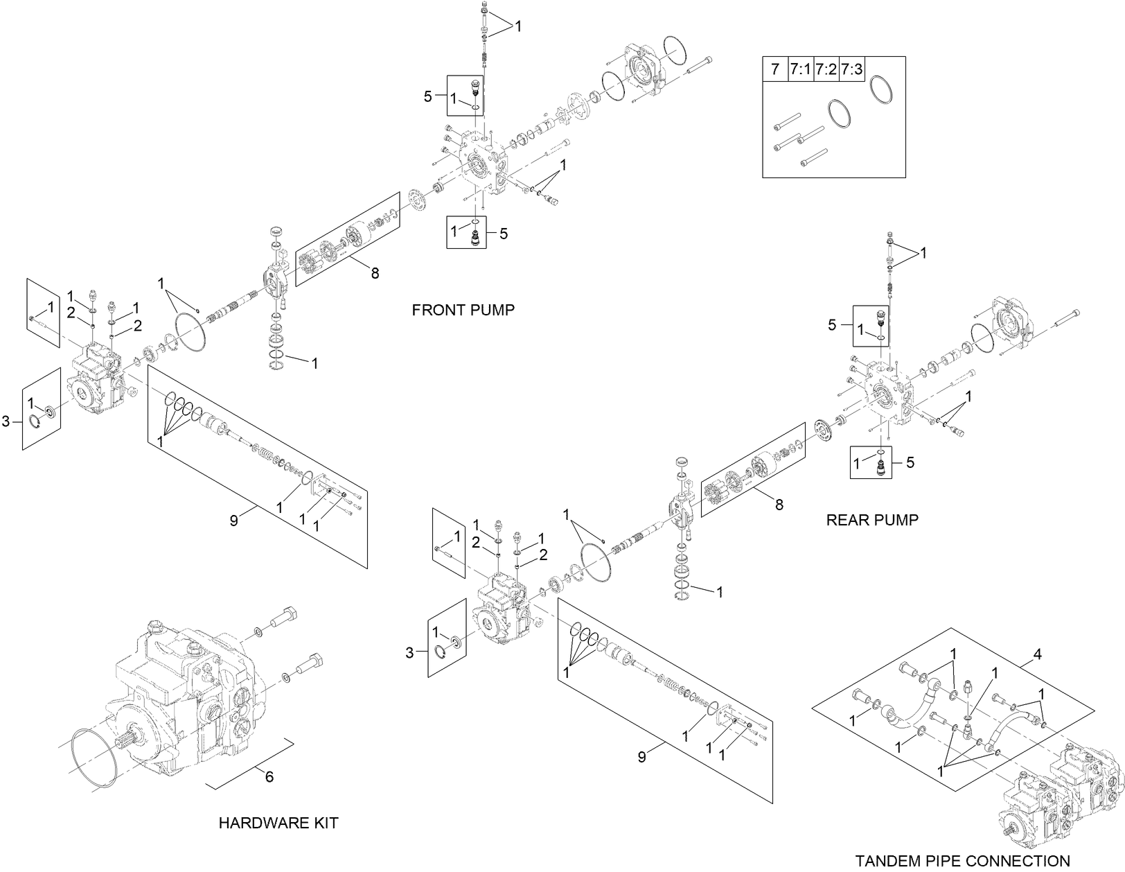 Tandem Pump Assembly No. 139-4733