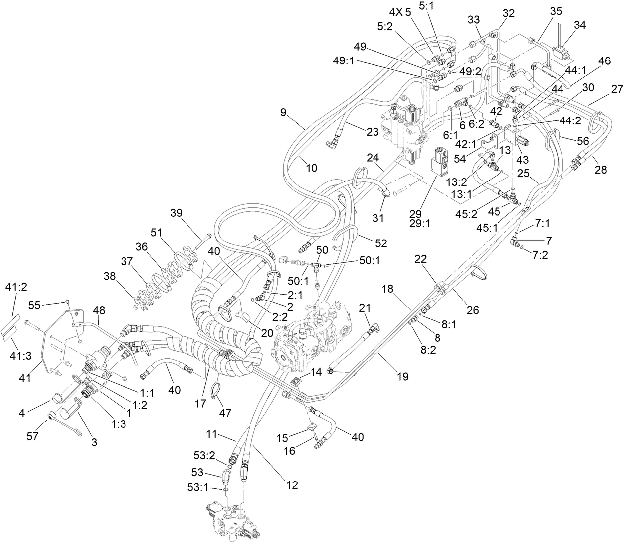 Manifold Hydraulic Assembly