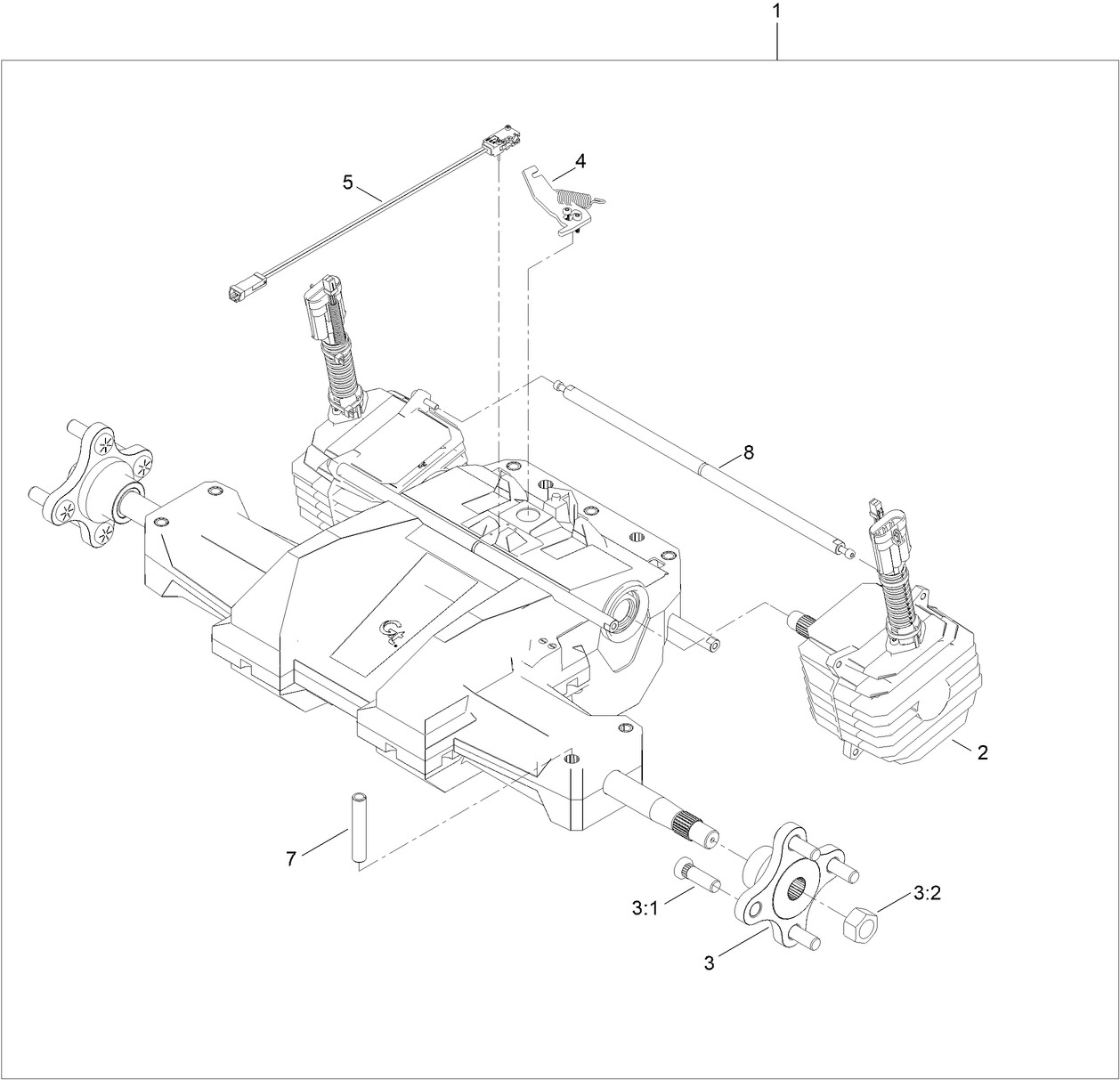 Electric Transaxle Assembly No. 161-4488