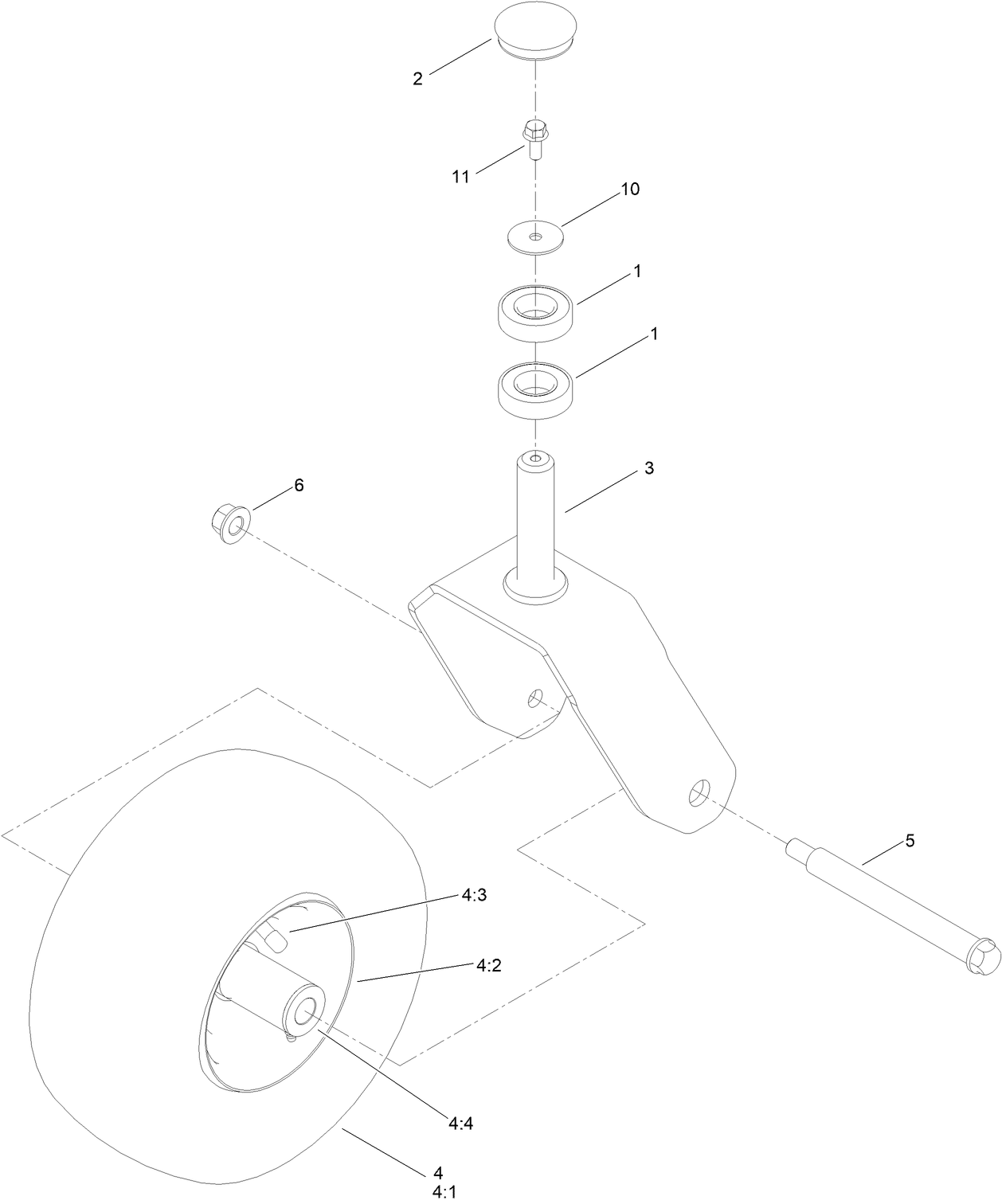 Caster Wheel Assembly
