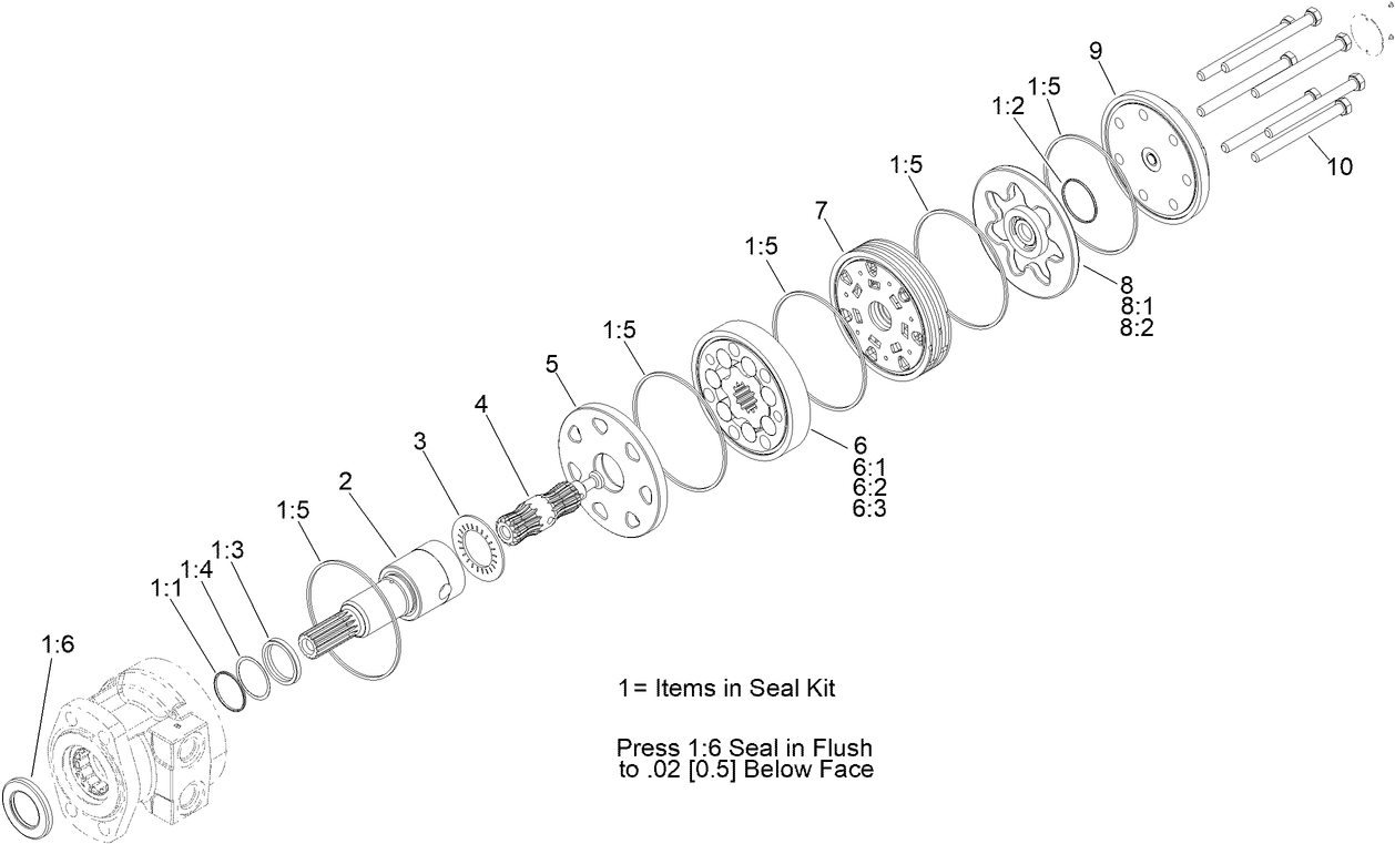 Hydraulic Motor Assembly No. AUH673156