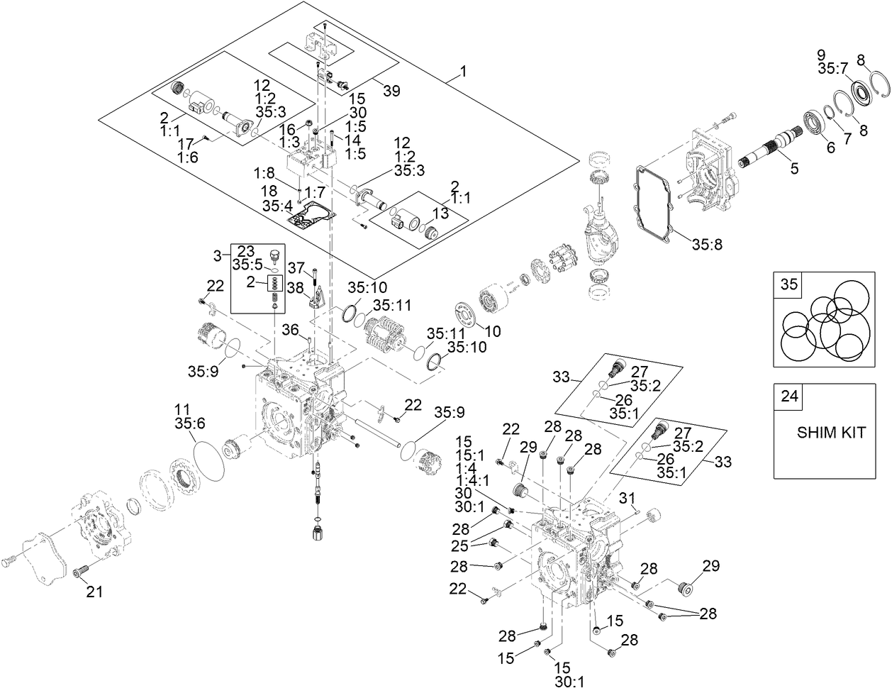 Hydraulic Pump Assembly No. 144-2060