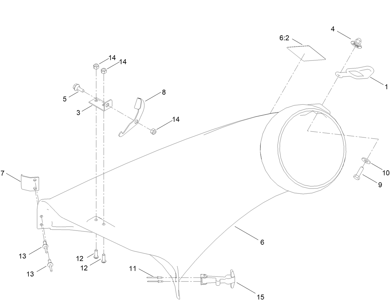 Bagger Boot Assembly No. 137-5035