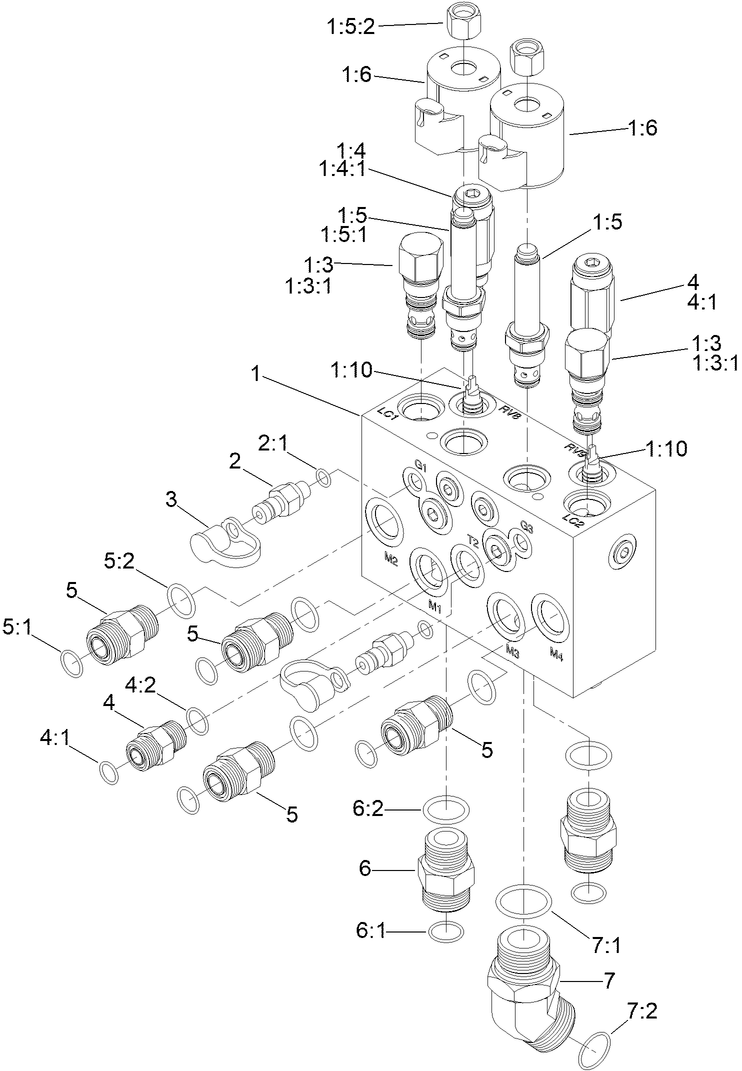 Mow Manifold Assembly No. 120-8064