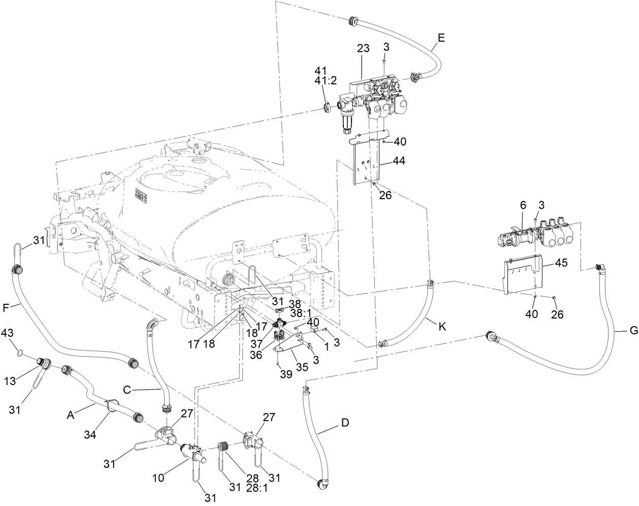 Spray Tank Valve Assembly