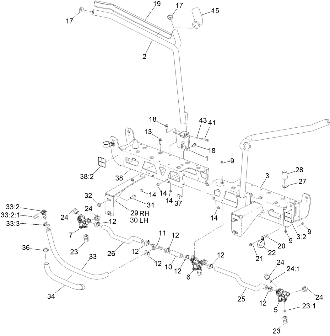 Center Boom Mount Assembly
