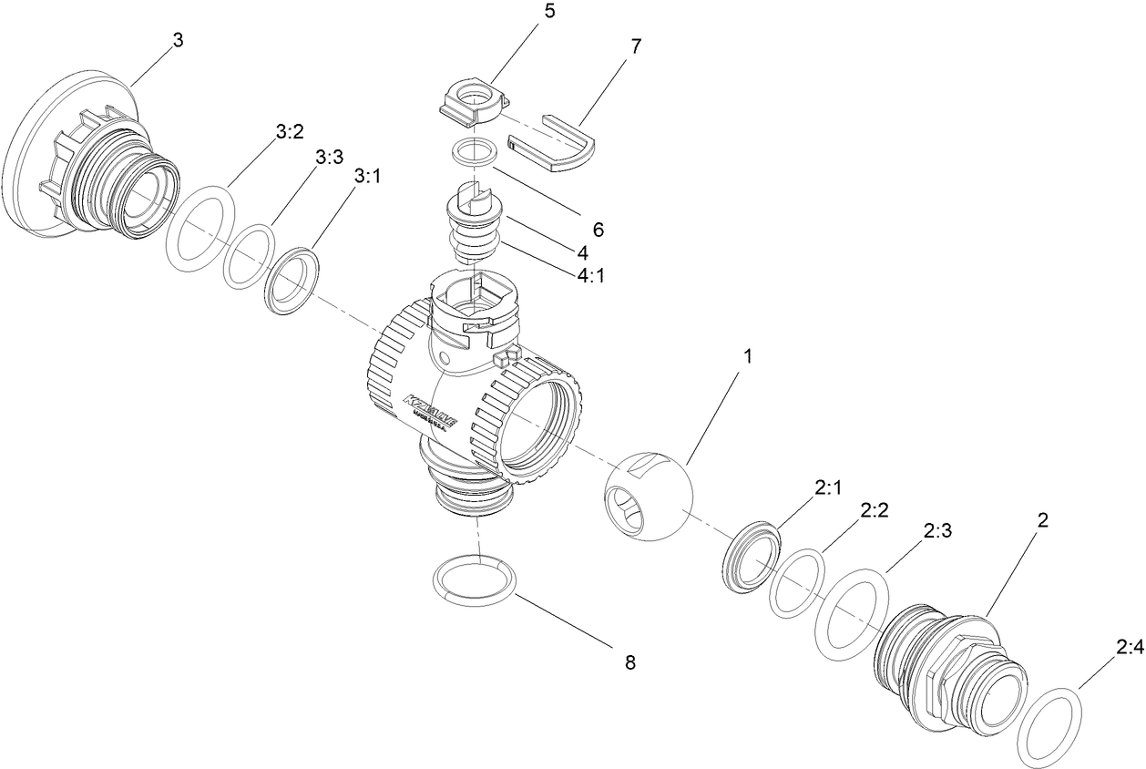 3-Way Flange Manifold Assembly No. 147-3192